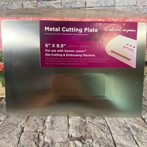 Crafters Companion Gemini Junior Metal Cutting Plate 6 x 8.9  For Diecut Machine